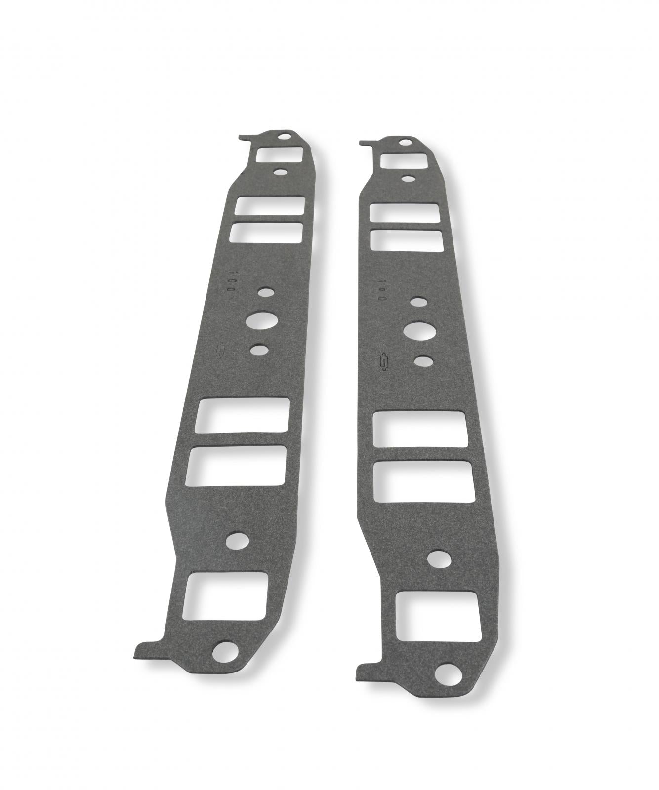 Performance Intake Manifold Gaskets .060 Inch Thick Fits 1955-1991 Chevrolet 262-400 Small Block Stock Port & bolt locations. 1.20 Inch x 1.87 Inch Mr Gasket-4