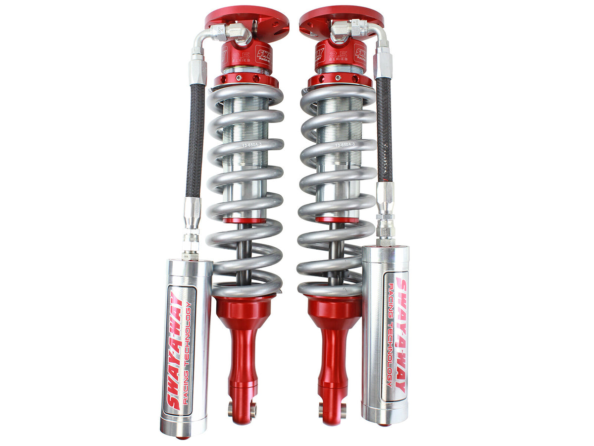 Sway-A-Way 2.5 Front Coilover Kit w/ Remote Reservoir Toyota Tacoma 05-23 aFe Power