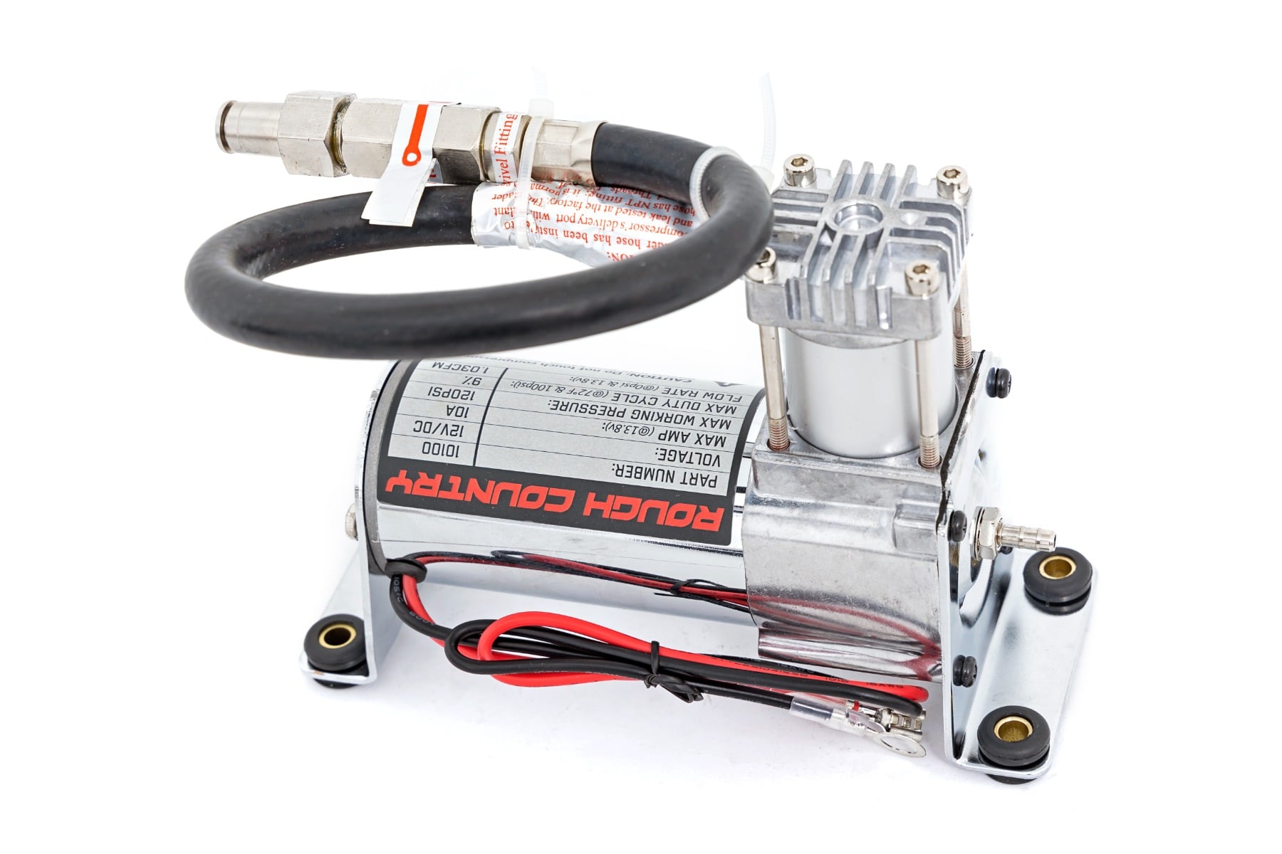 Onboard Air Bag Compressor Kit w/Gauge Rough Country-3