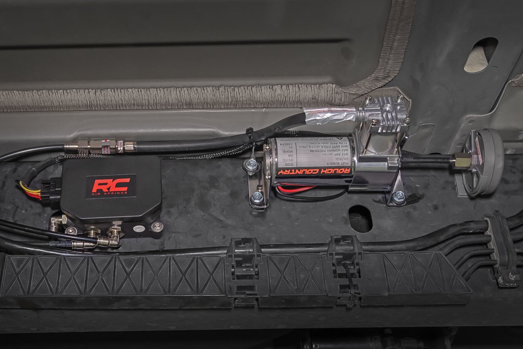 Wireless Air Bag Controller Kit w/Compressor Rough Country-4