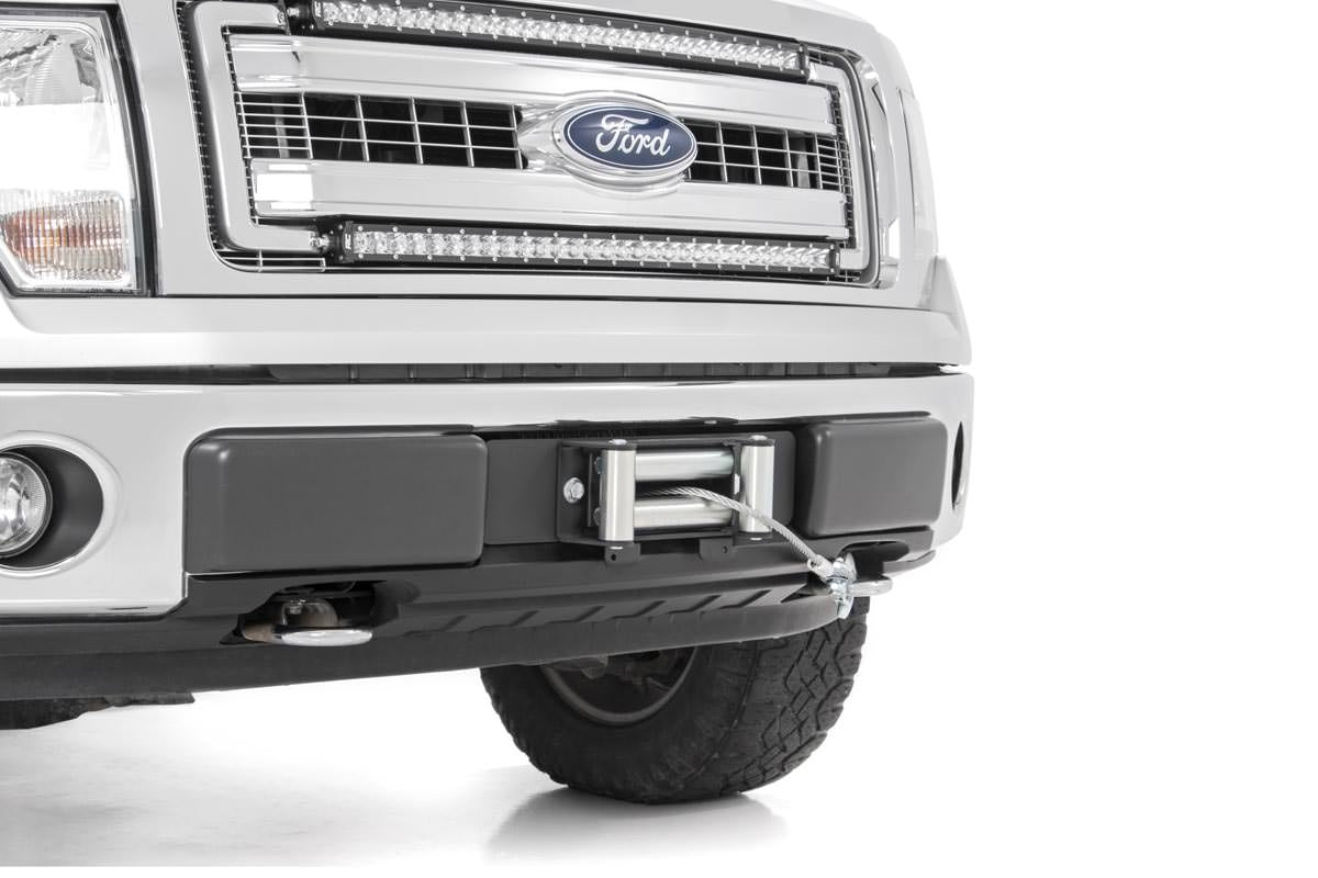 Hidden Winch Mounting Plate Ford F-150 2WD/4WD (2009-2014) Rough Country-2