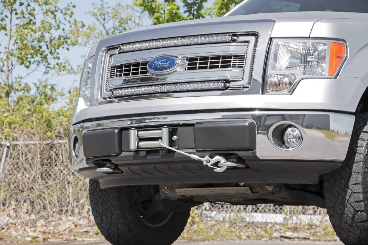 Hidden Winch Mounting Plate Ford F-150 2WD/4WD (2009-2014) Rough Country-5