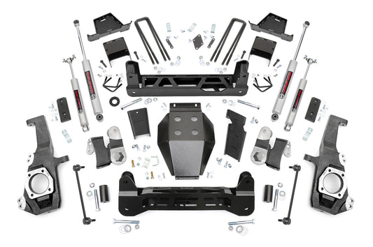 Rough Country 7.0 Inch GM NTD Suspension Lift Kit (2020 2500HD) Rough Country