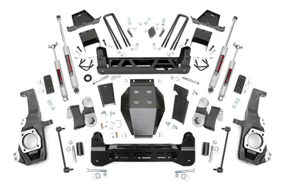 7 Inch Lift Kit NTD Silverado/Sierra 2500HD/3500HD 4WD (20-26) Rough Country