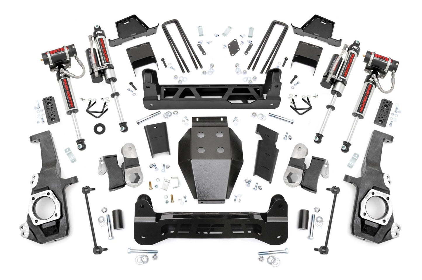 7 Inch Lift Kit NTD Vertex Shocks Silverado/Sierra 2500HD/3500HD (20-26) Rough Country
