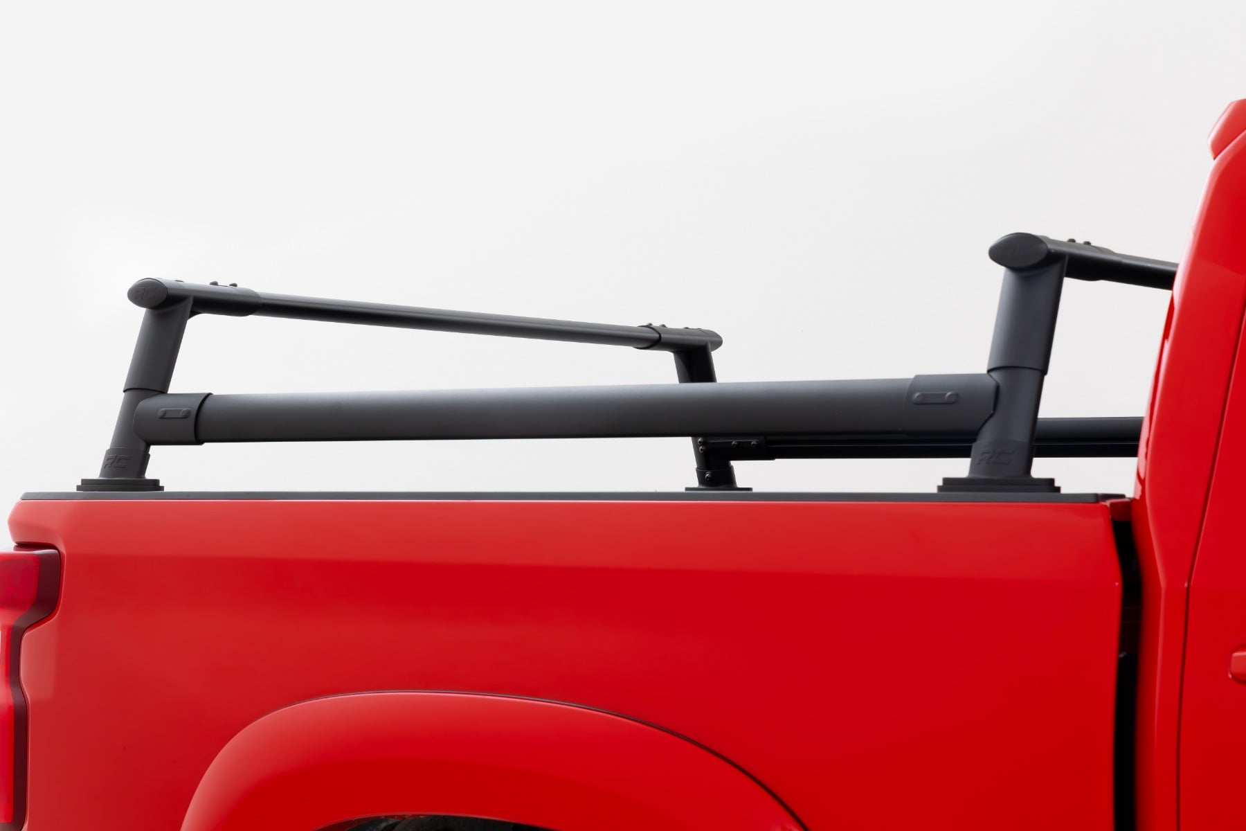 Bed Rack Half Rack Aluminum Chevy Silverado 1500 2WD/4WD (2019-2026) Rough Country-2