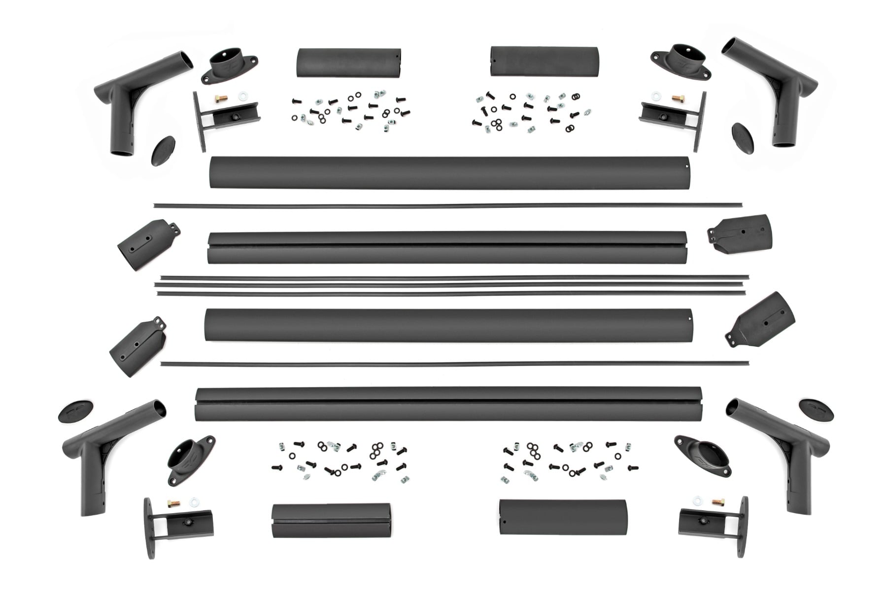 Bed Rack Half Rack Aluminum Chevy Silverado 1500 2WD/4WD (2019-2026) Rough Country-4