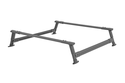 Bed Rack Half Rack Aluminum Chevy Silverado 1500 2WD/4WD (2019-2026) Rough Country-5