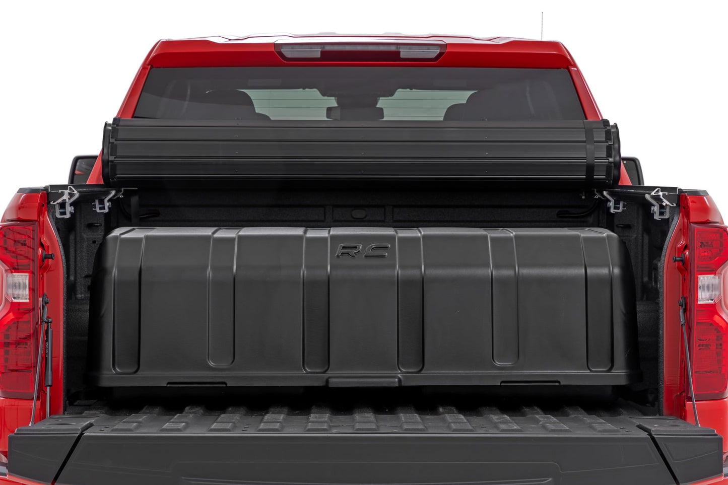 Truck Bed Cargo Storage Box Lid & Box Easy Access Full Size 56 Inch Rough Country-1