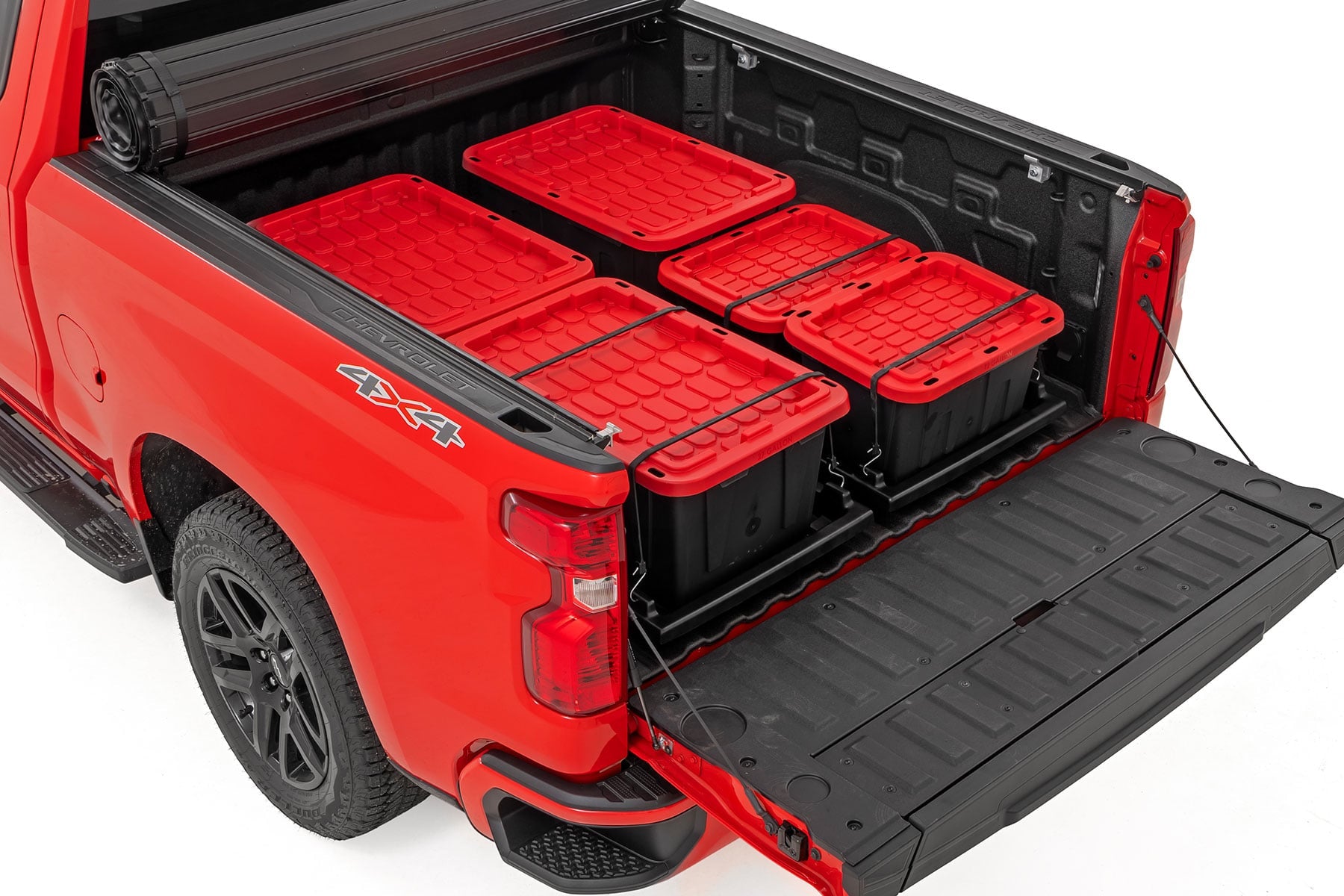 Slide-Out Truck Bed Cargo Tray Easy Tailgate Access Universal Fitment Rough Country-1