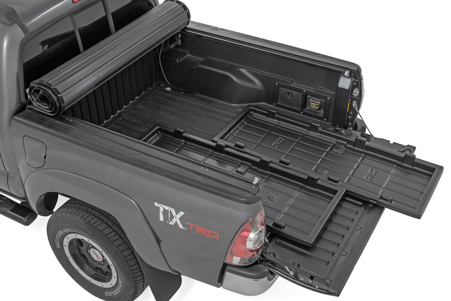 Truck Bed Cargo Storage Tray Mid-Size Bed Storage Tray Easy Access Rough Country