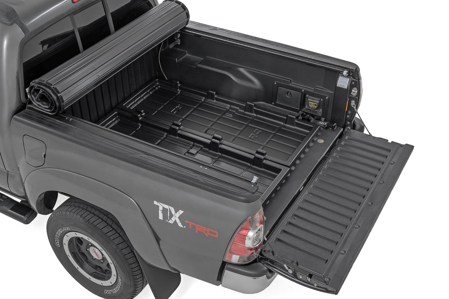 Truck Bed Cargo Storage Tray Mid-Size Bed Storage Tray Easy Access Rough Country-1