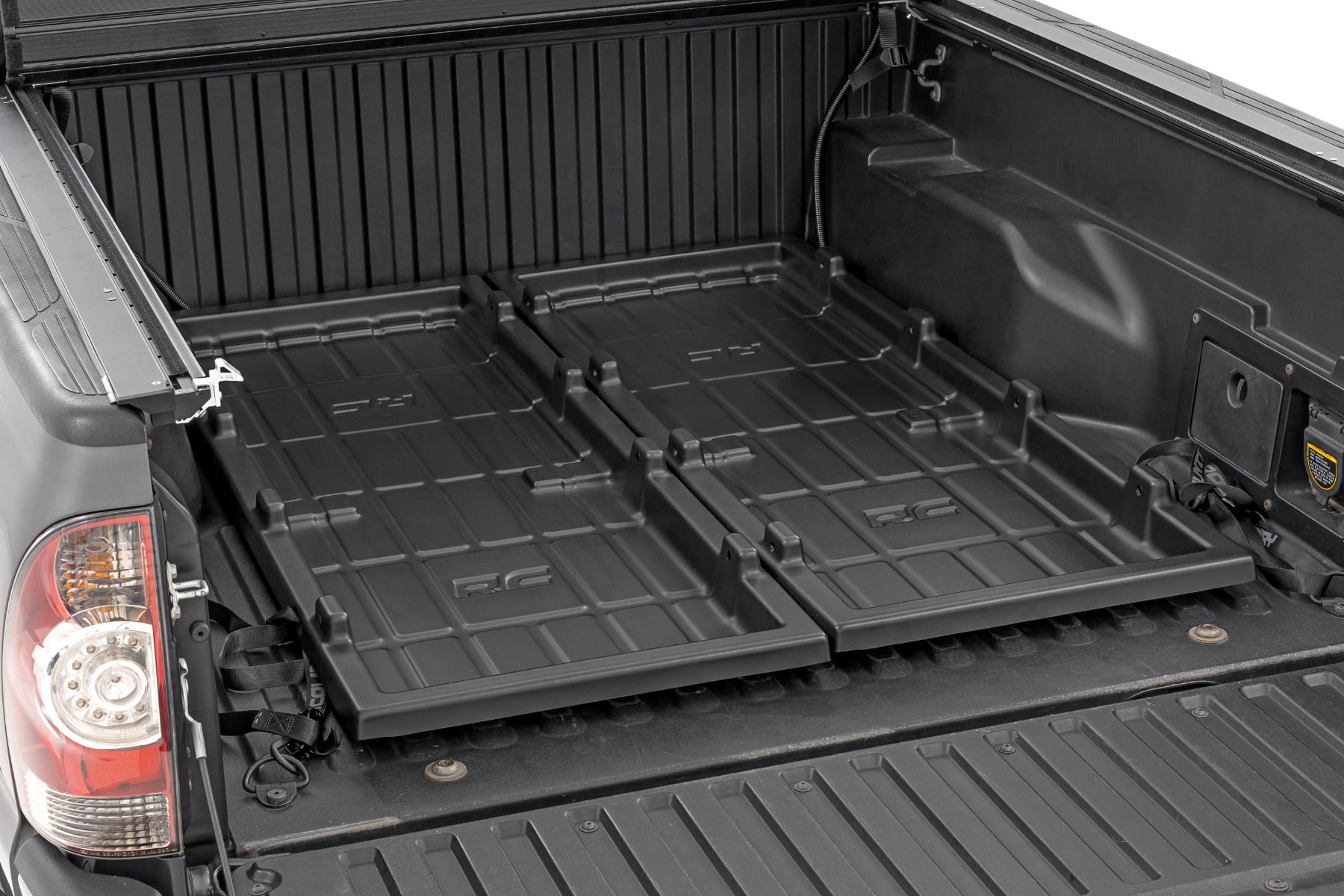 Truck Bed Cargo Storage Tray Mid-Size Bed Storage Tray Easy Access Rough Country-3