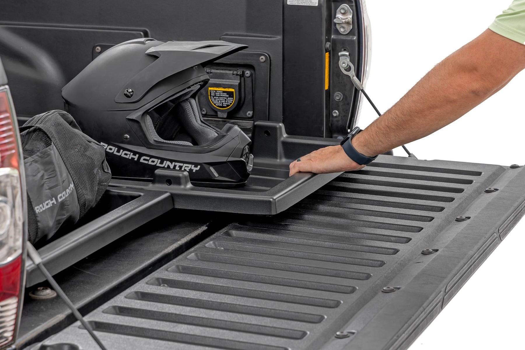 Truck Bed Cargo Storage Tray Mid-Size Bed Storage Tray Easy Access Rough Country-4