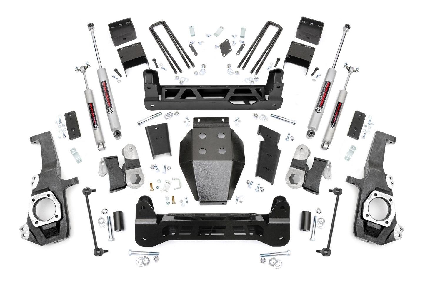 Rough Country 5.0 Inch GM NTD Suspension Lift Kit (2020 2500HD) Rough Country