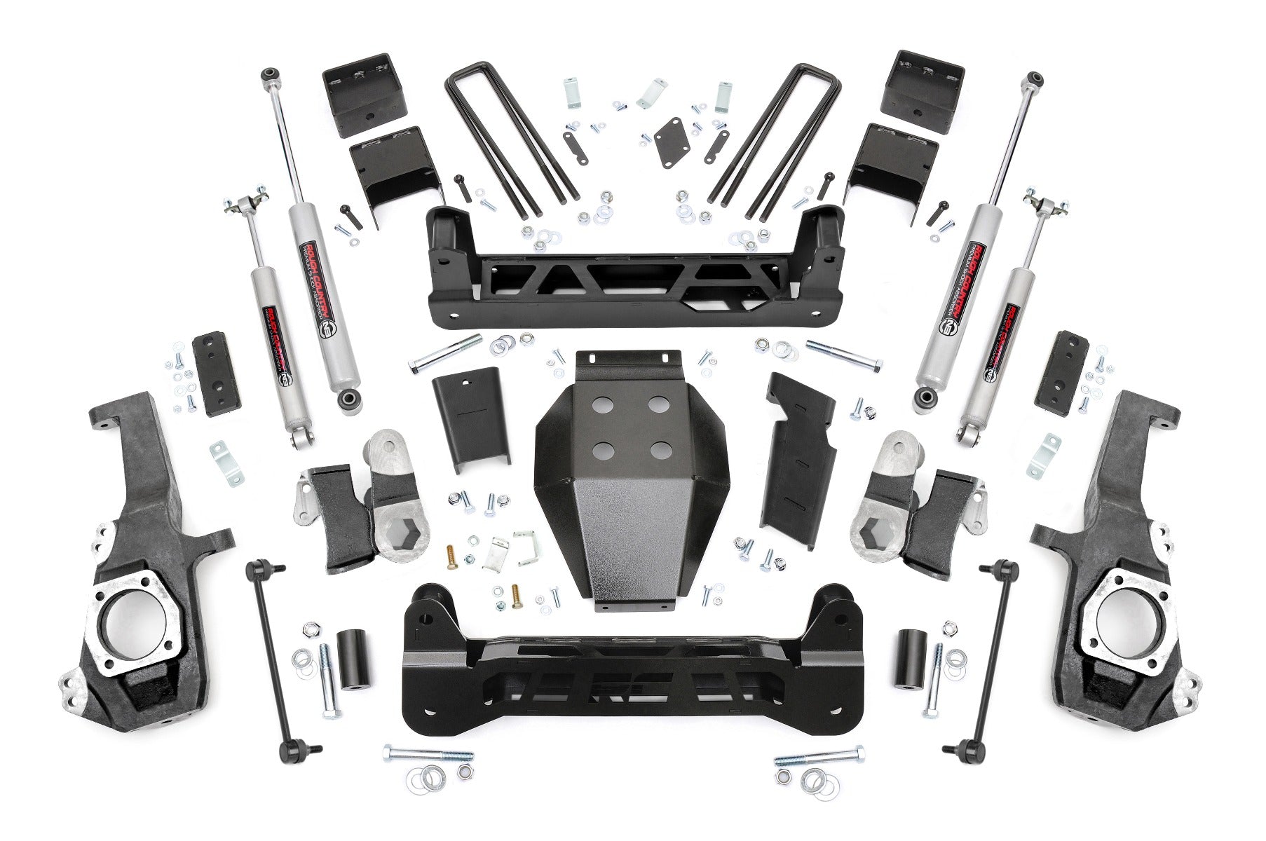 Rough Country 5.0 Inch GM NTD Suspension Lift Kit (2020 2500HD) Rough Country
