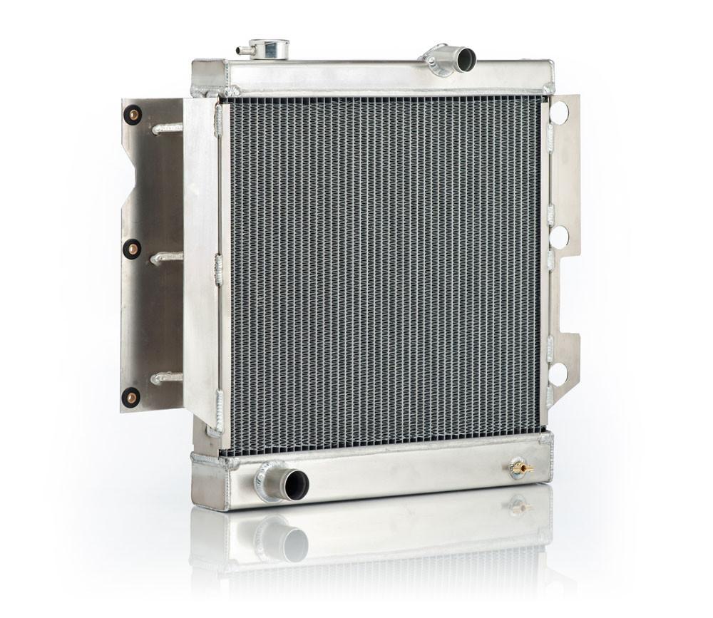 Radiator for 87-06 Jeep Wrangler TJ/YJ w/Std Trans Aluminator Natural Finish Radiator Be Cool