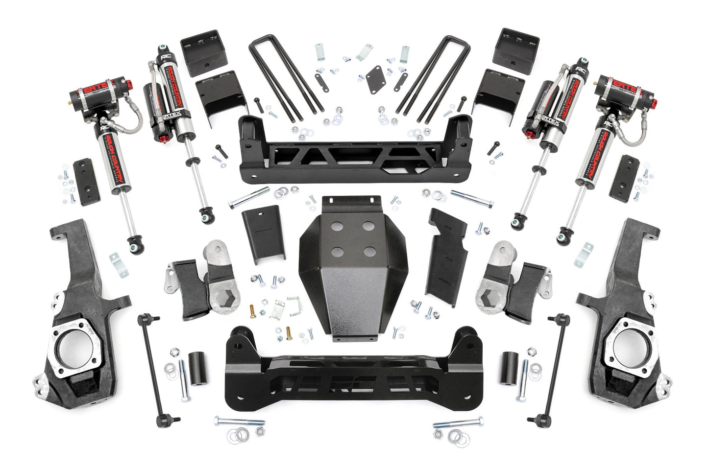 Rough Country 5.0 Inch GM NTD Suspension Lift Kit Vertex (2020 2500HD) Rough Country