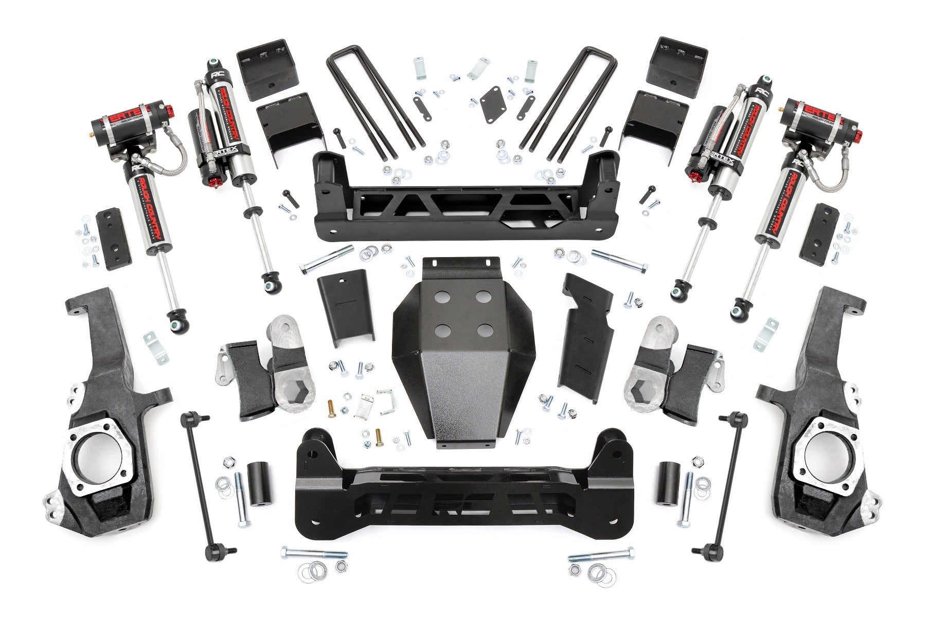 Rough Country 5.0 Inch GM NTD Suspension Lift Kit Vertex (2020 2500HD) Rough Country