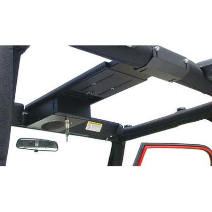 Overhead Console 66-77 Bronco 61-80 Scout 76-83 CJ5 76-86 CJ7 81-85 Scrambler CJ8 87-95 Wrangler YJ 97-06 Wrangler TJ 86-95 Samurai 64-84 Land Cruiser w/ Full Roll Cage Products Tuffy Security
