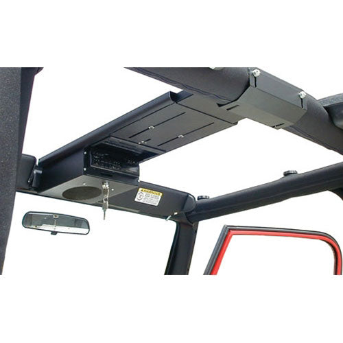 Overhead Console 66-77 Bronco 61-80 Scout 76-83 CJ5 76-86 CJ7 81-85 Scrambler CJ8 87-95 Wrangler YJ 97-06 Wrangler TJ 86-95 Samurai 64-84 Land Cruiser w/ Full Roll Cage Products Tuffy Security-1