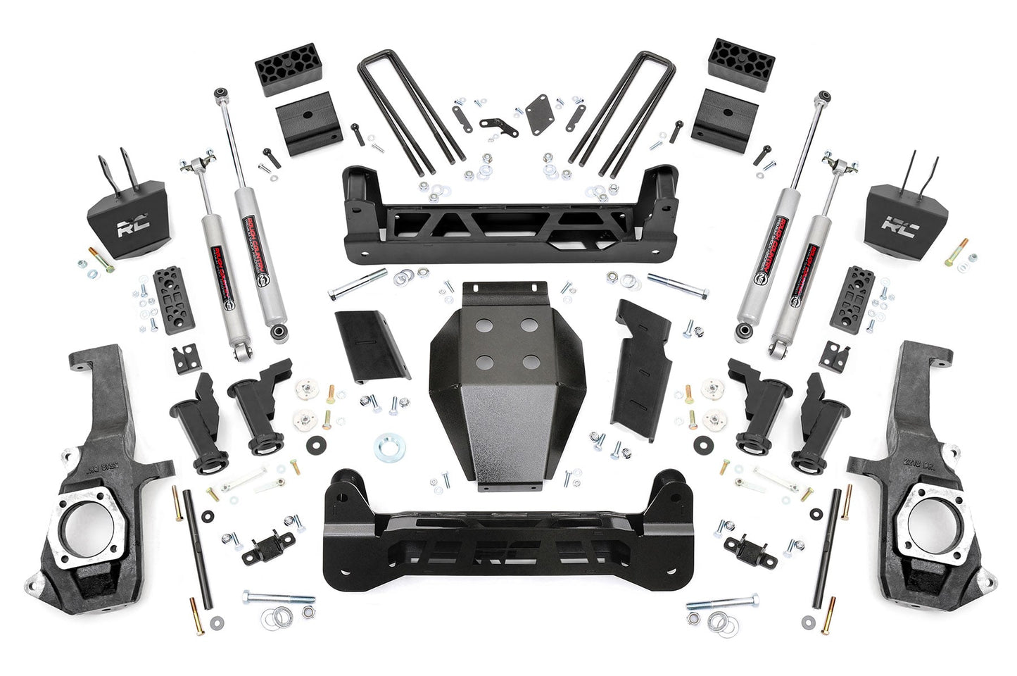 5 Inch Lift Kit Torsion Drop Silverado/Sierra 2500HD/3500HD (11-19) Rough Country