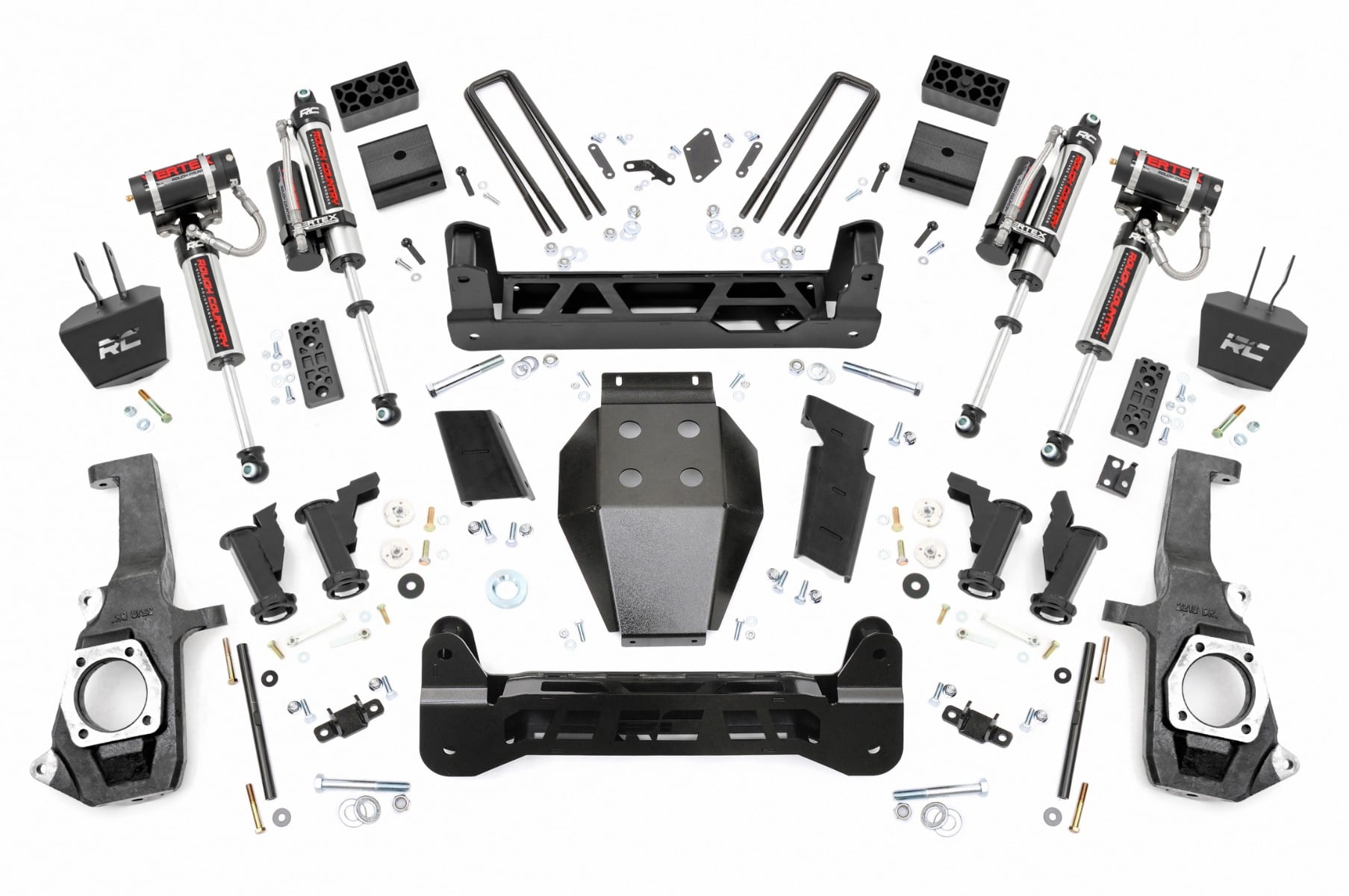 5 Inch Lift Kit Torsion Drop Vertex Silverado/Sierra 2500HD/3500HD (11-19) Rough Country