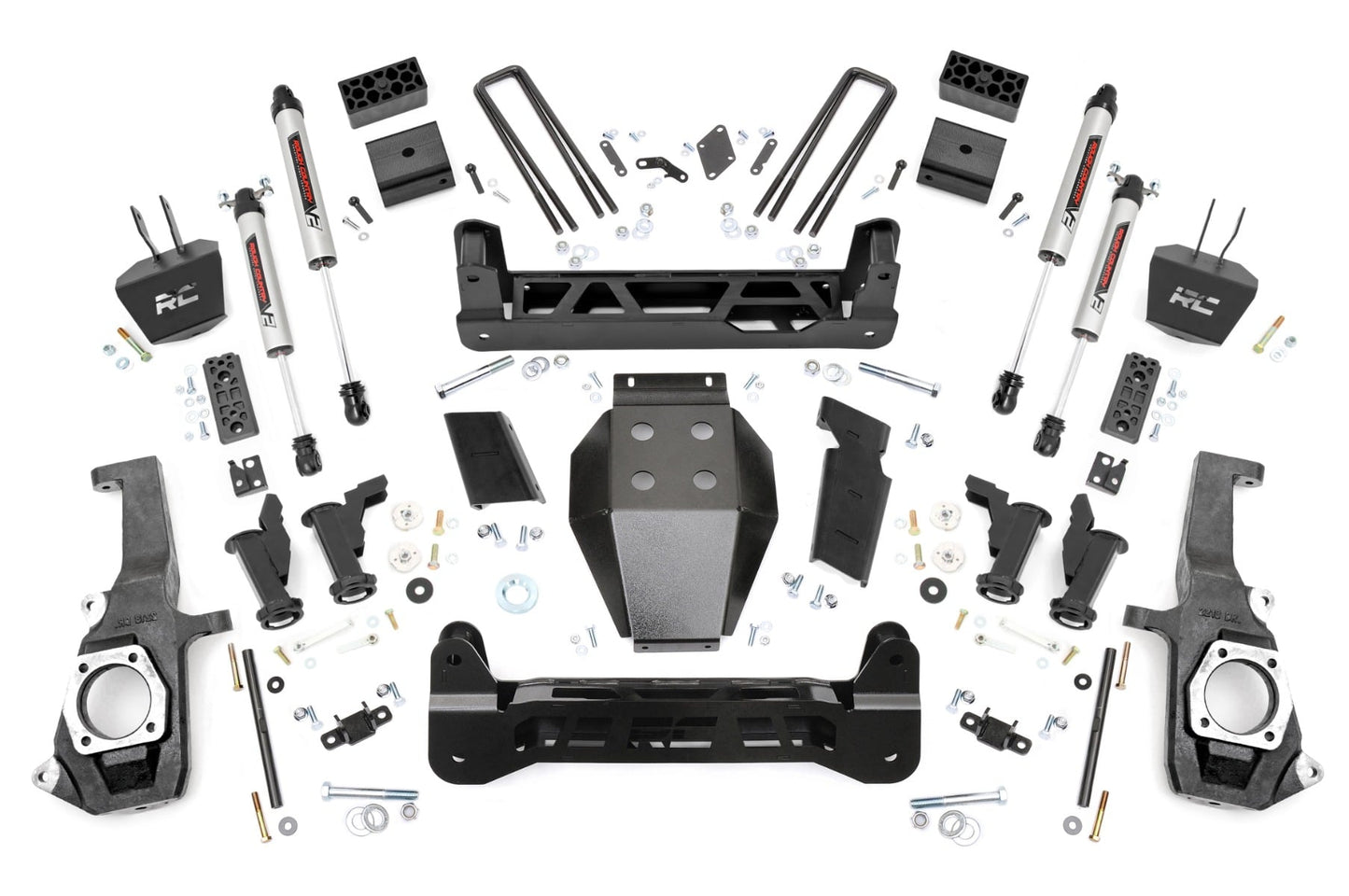 5 Inch Lift Kit Torsion Drop V2 Silverado/Sierra 2500HD/3500HD (11-19) Rough Country