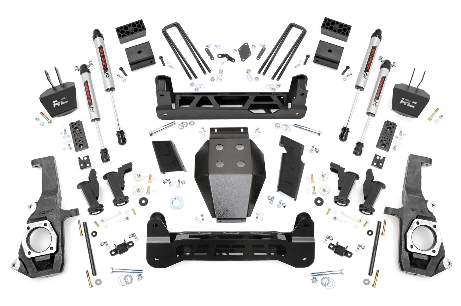 5 Inch Lift Kit Torsion Drop V2 Silverado/Sierra 2500HD/3500HD (11-19) Rough Country