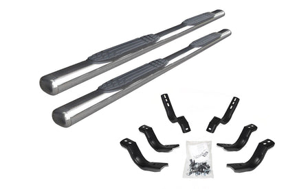 4 Inch 1000 Series SideSteps & Bracket Kit 1999-2013 Silverado/Sierra 1500/2500 HD/3500 HD Go Rhino-2