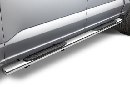 4 Inch 1000 Series SideSteps & Bracket Kit Stainless Steel 2015-2026 Ford F-150/ F-250/F-350 Go Rhino-7
