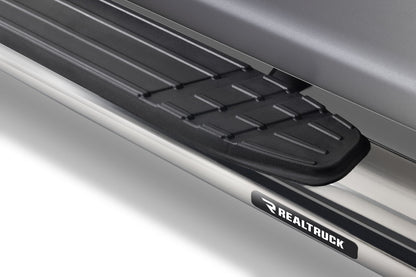 4 Inch 1000 Series SideSteps & Bracket Kit Stainless Steel 2015-2026 Ford F-150/ F-250/F-350 Go Rhino-8