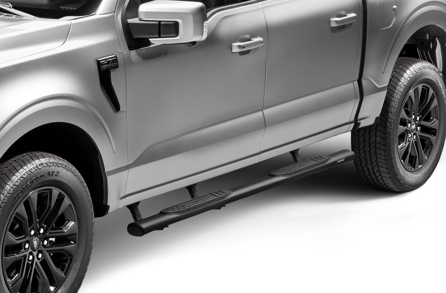 4 Inch 1000 Series SideSteps & Bracket Kit Textured Black 2015-2026 Ford F-150/ F-250/F-350 Go Rhino-7