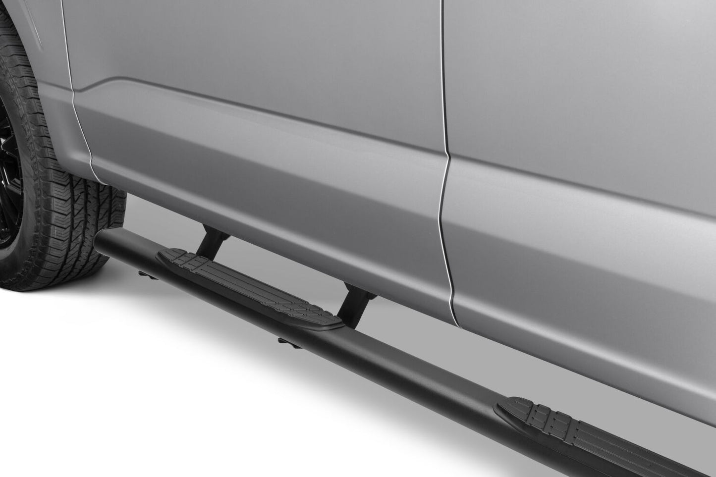 4 Inch 1000 Series SideSteps & Bracket Kit Textured Black 2015-2026 Ford F-150/ F-250/F-350 Go Rhino-10
