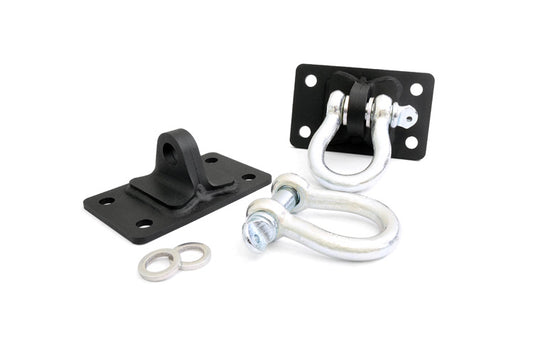 D Ring Shackles and Mounts Stubby Winch Bumpers Jeep Wrangler JK/Wrangler Unlimited (07-18) Rough Country