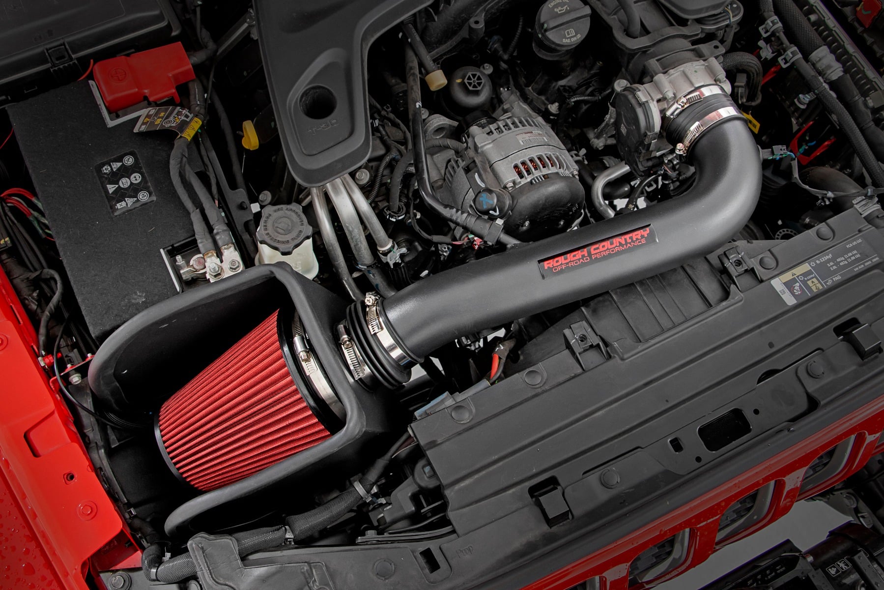 3.6L Cold Air Intake Kit Jeep Gladiator JT/Wrangler JL 4WD (2018-2026) Rough Country-1