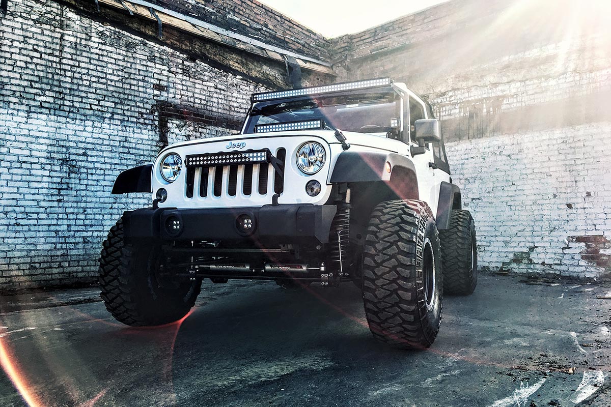 Rough Country Jeep Front Bumper Caps 07-18 Wrangler JK Rough Country