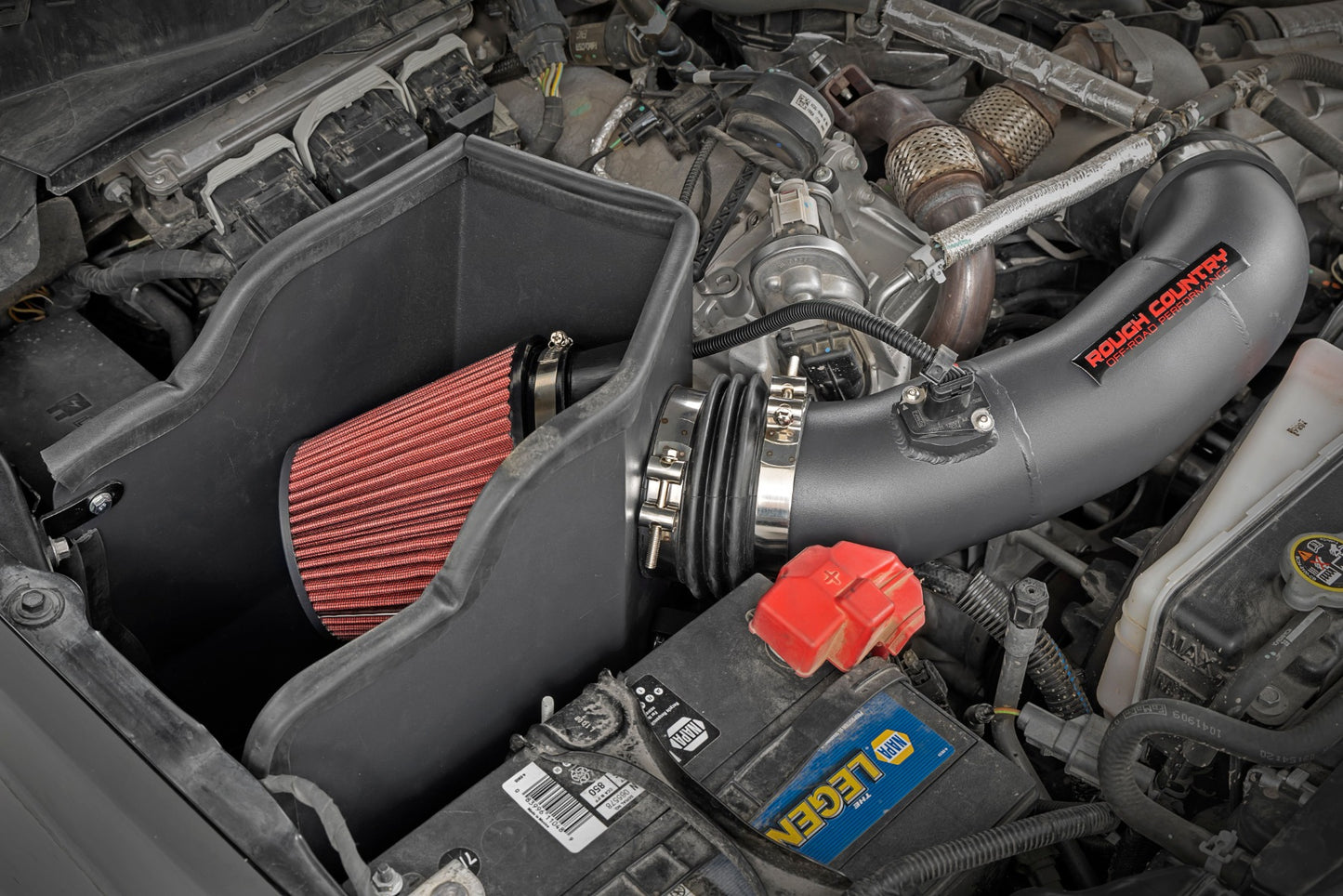 Rough Country Rough Country 6.7L Cold Air Intake w//Prefilter Ford Super Duty (17-20) With Pre-Filter Bag Rough Country