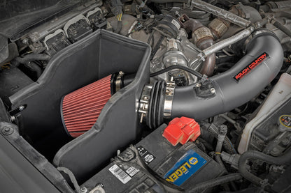 6.7L Cold Air Intake w//Prefilter Ford F-250/F-350 Super Duty (17-19) Rough Country-1