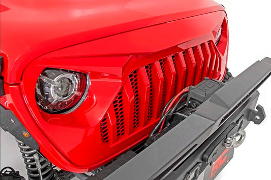 Replacement Grille Angry Eyes Jeep Gladiator JT/Wrangler JL 4WD (18-26) Rough Country-1