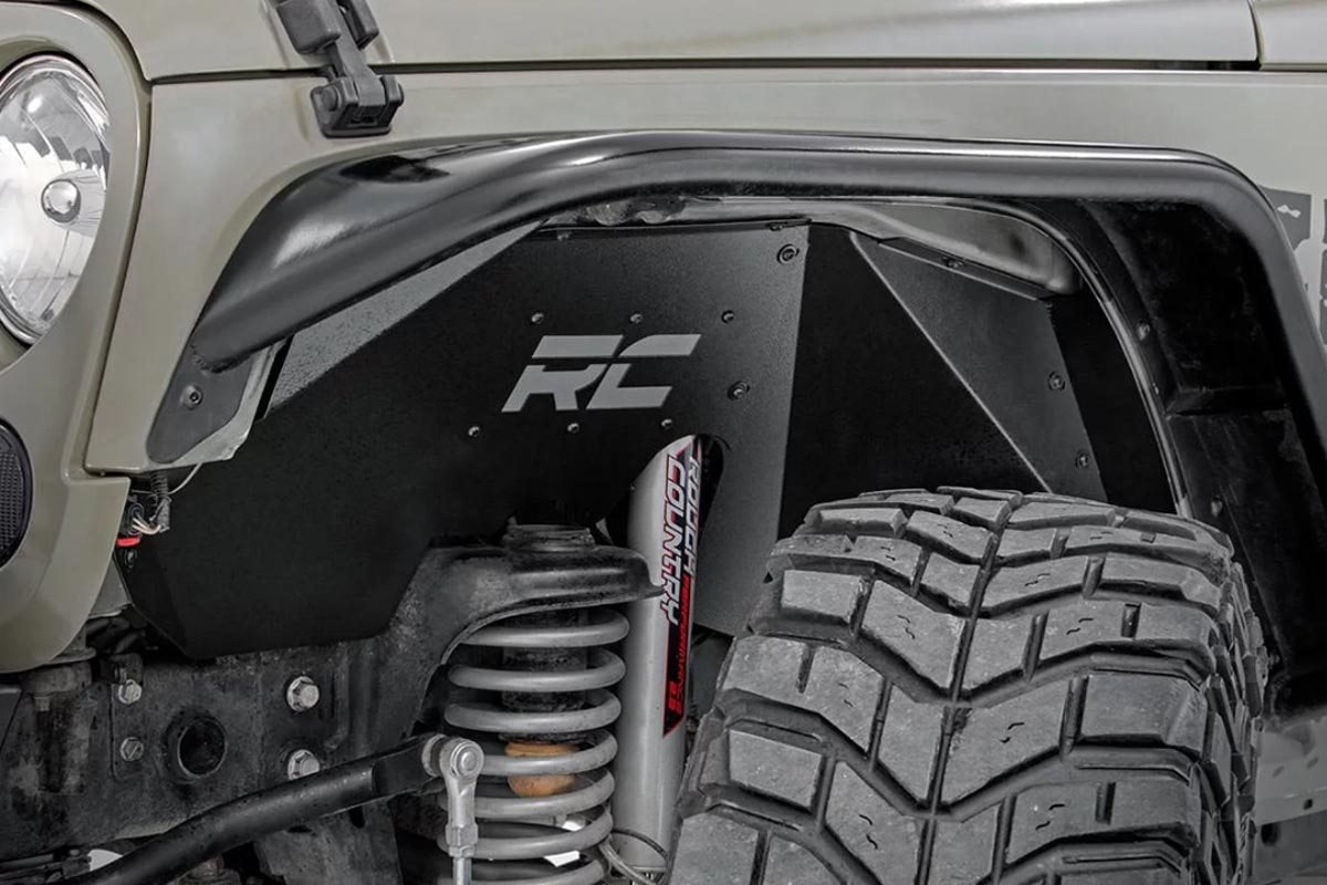 Inner Fenders FR & RR Jeep Wrangler JK/Wrangler Unlimited (2007-2018) Rough Country-3