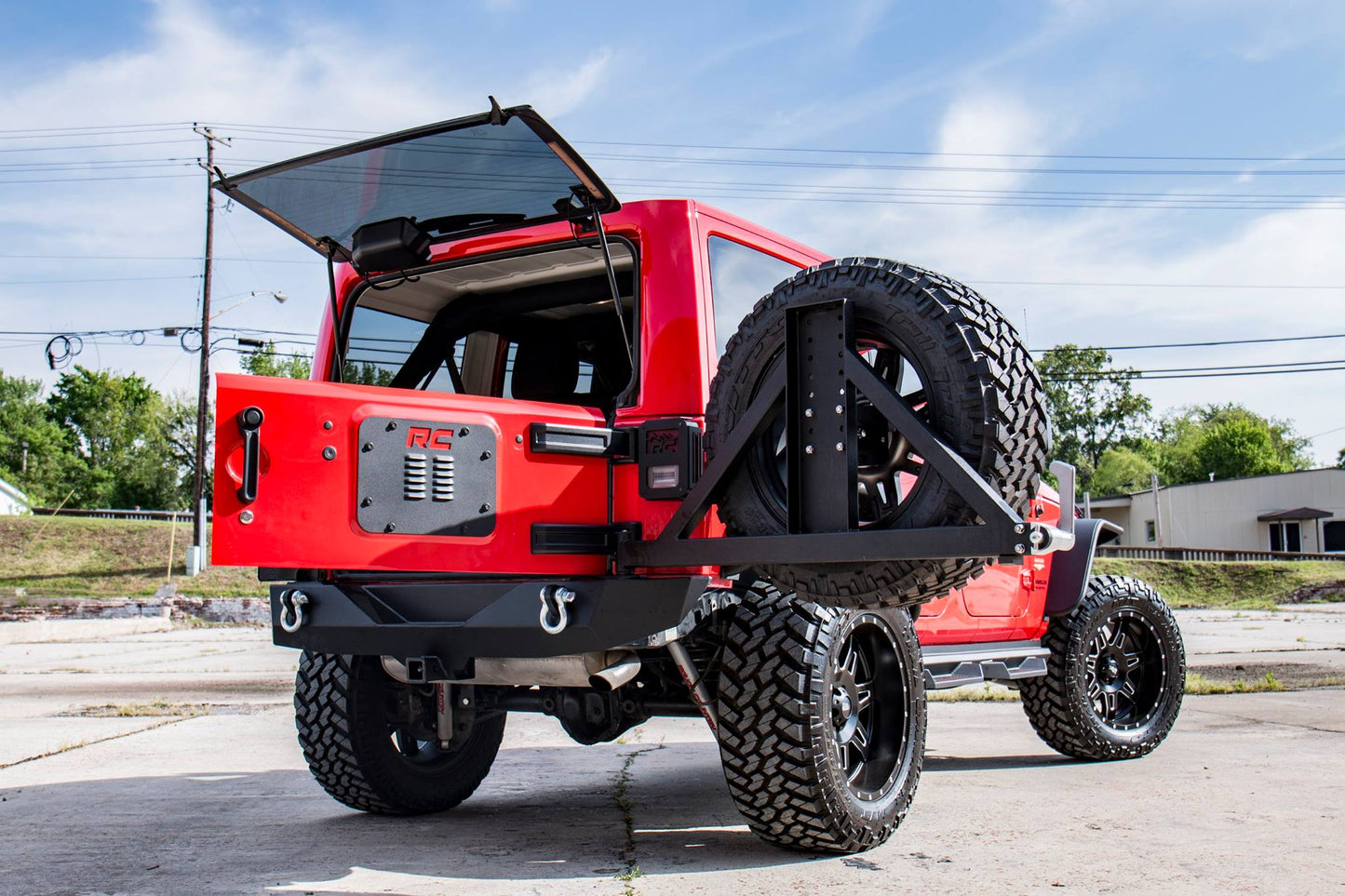 Tailgate Vent Cover Jeep Wrangler JK/Wrangler Unlimited (2007-2018) Rough Country-3