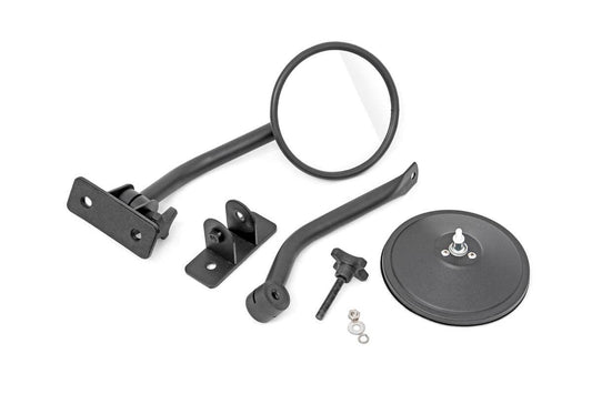 Round Trail Mirror Jeep Wrangler JK/Wrangler Unlimited (2007-2018) Rough Country