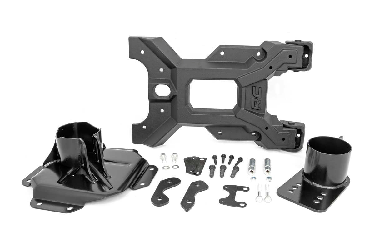 Rough Country HD Hinged Spare Tire Carrier Kit 07-18 Jeep JK Rough Country