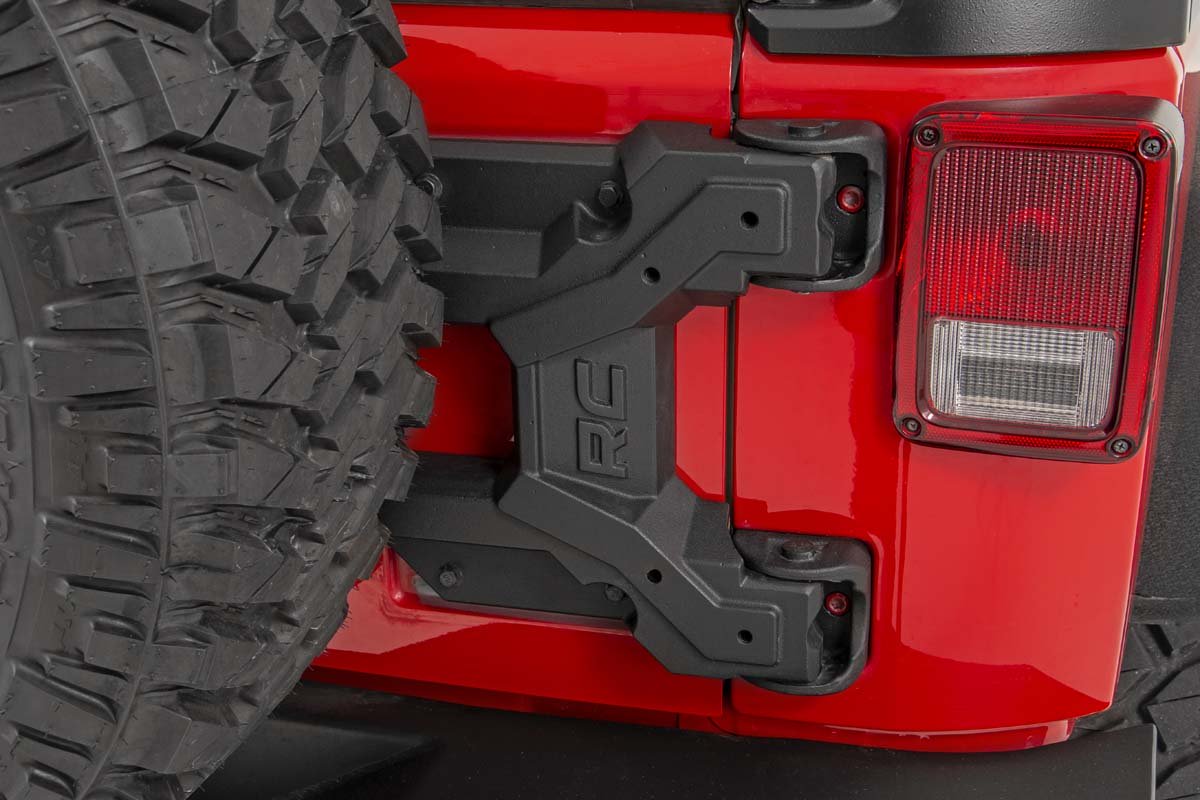 Rough Country HD Hinged Spare Tire Carrier Kit 07-18 Jeep JK Rough Country
