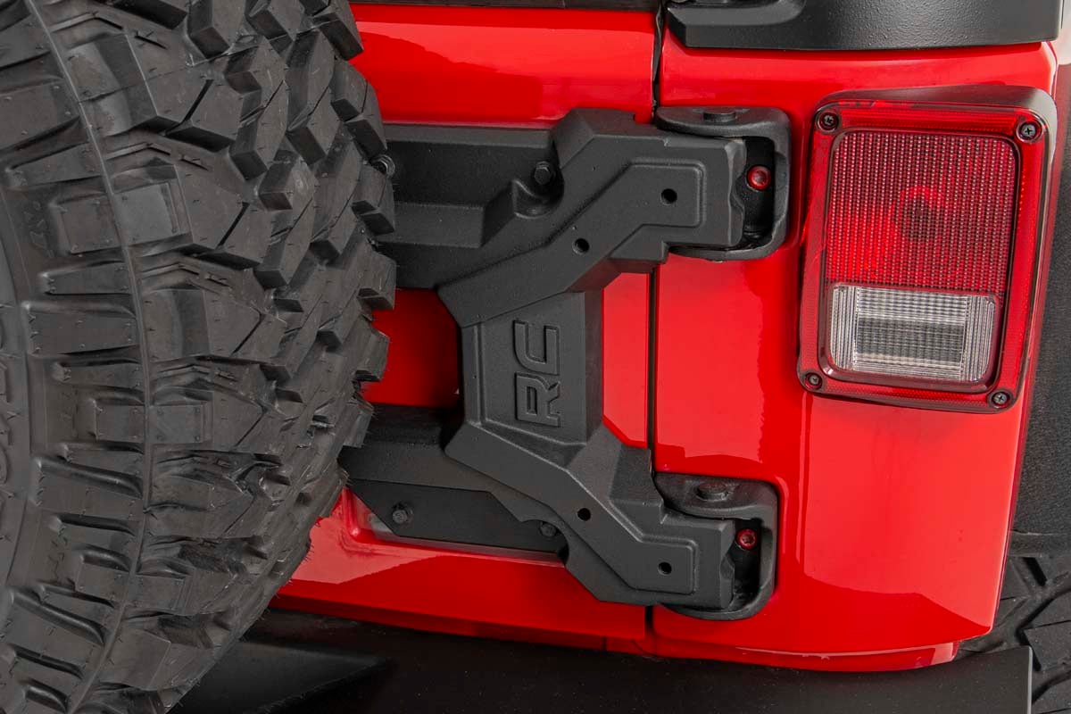 Heavy Duty Tire Carrier Jeep Wrangler JK/Wrangler Unlimited (2007-2018) Rough Country-1