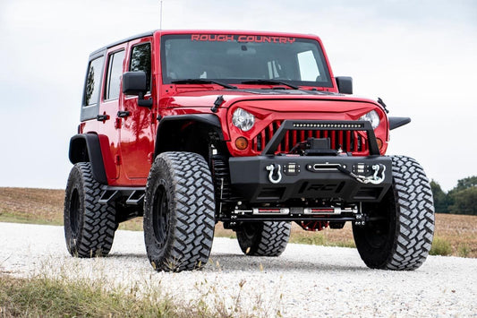 Replacement Grille Angry Eyes Jeep Wrangler JK/Wrangler Unlimited (07-18) Rough Country-1