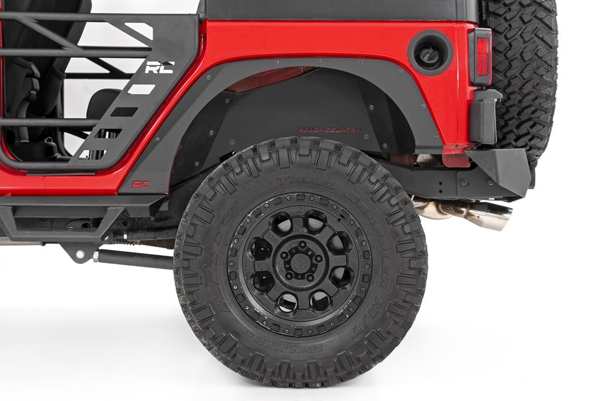 Rough Country Jeep Front & Rear Fender Delete Kit 07-18 Wrangler JK Rough Country