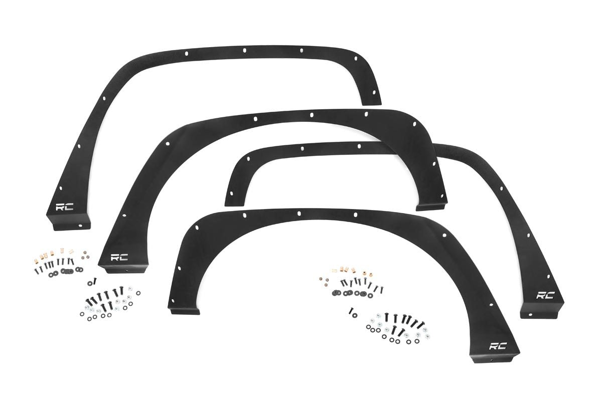 Fender Delete Kit FR & RR Jeep Wrangler JK/Wrangler Unlimited (2007-2018) Rough Country-3