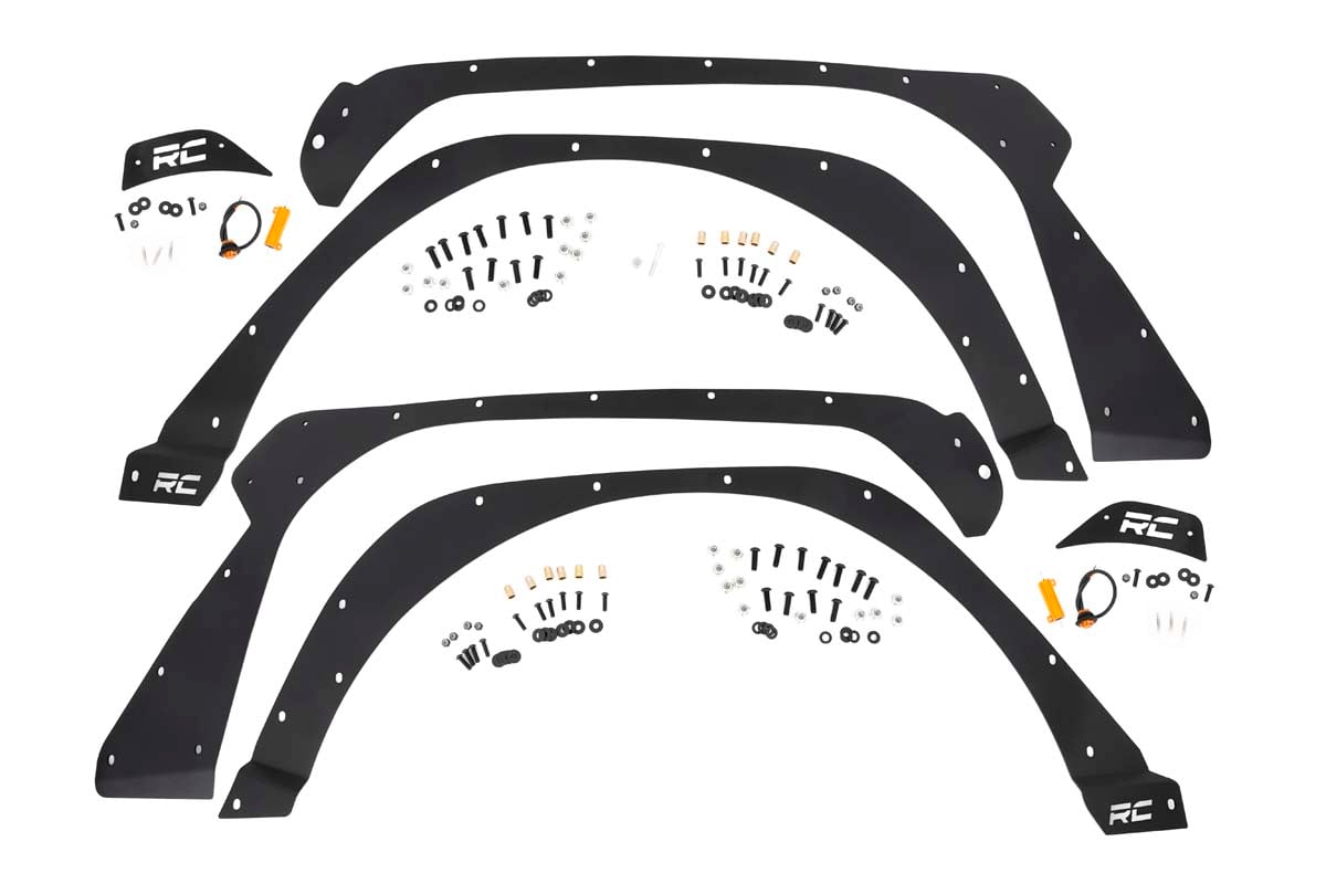 Fender Delete Kit FR & RR Jeep Wrangler JL (18-26)/Wrangler Unlimited (18-26) Rough Country-4